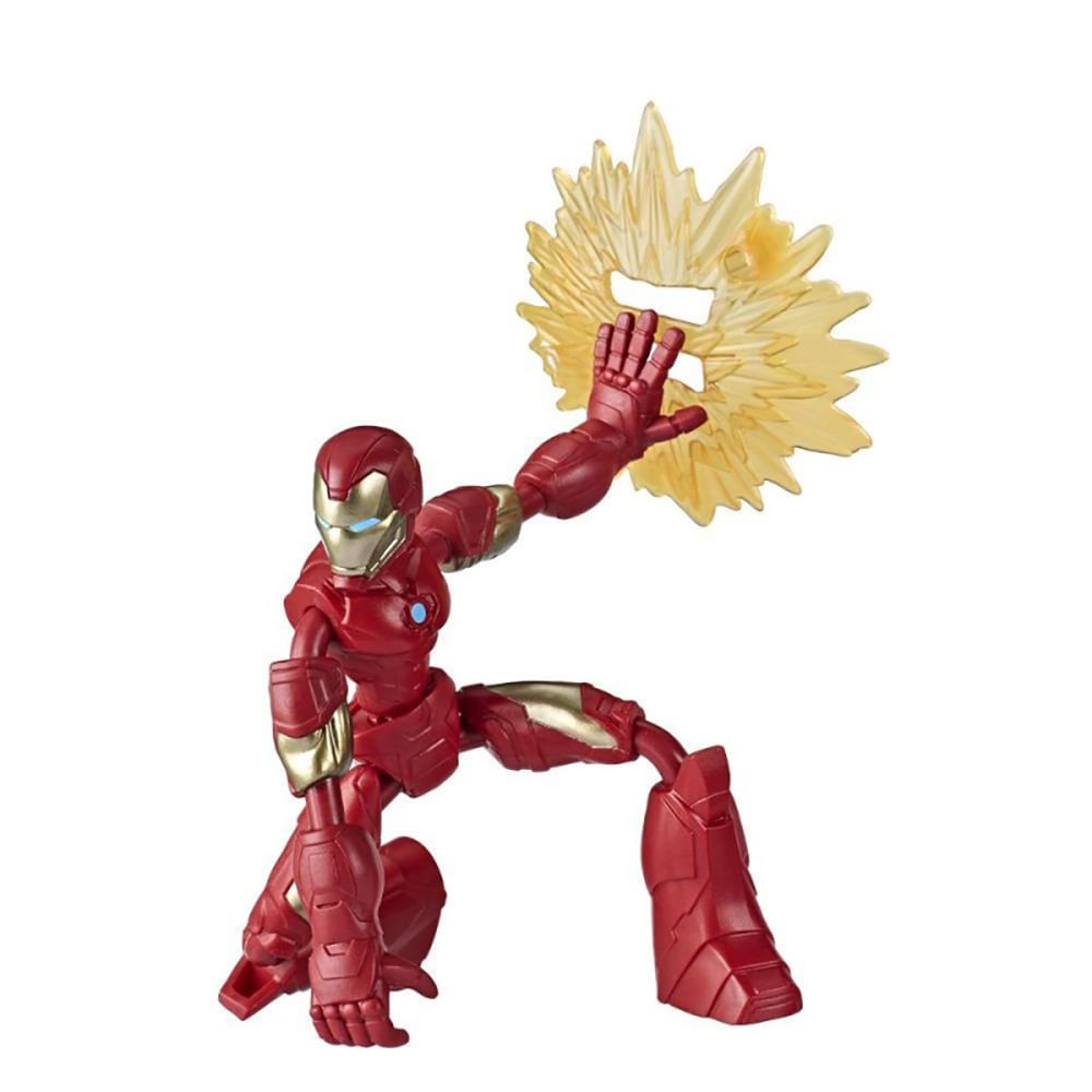 Figurina flexibila Avengers Bend and Flex, Iron Man (E7870) Avengers imagine 2022