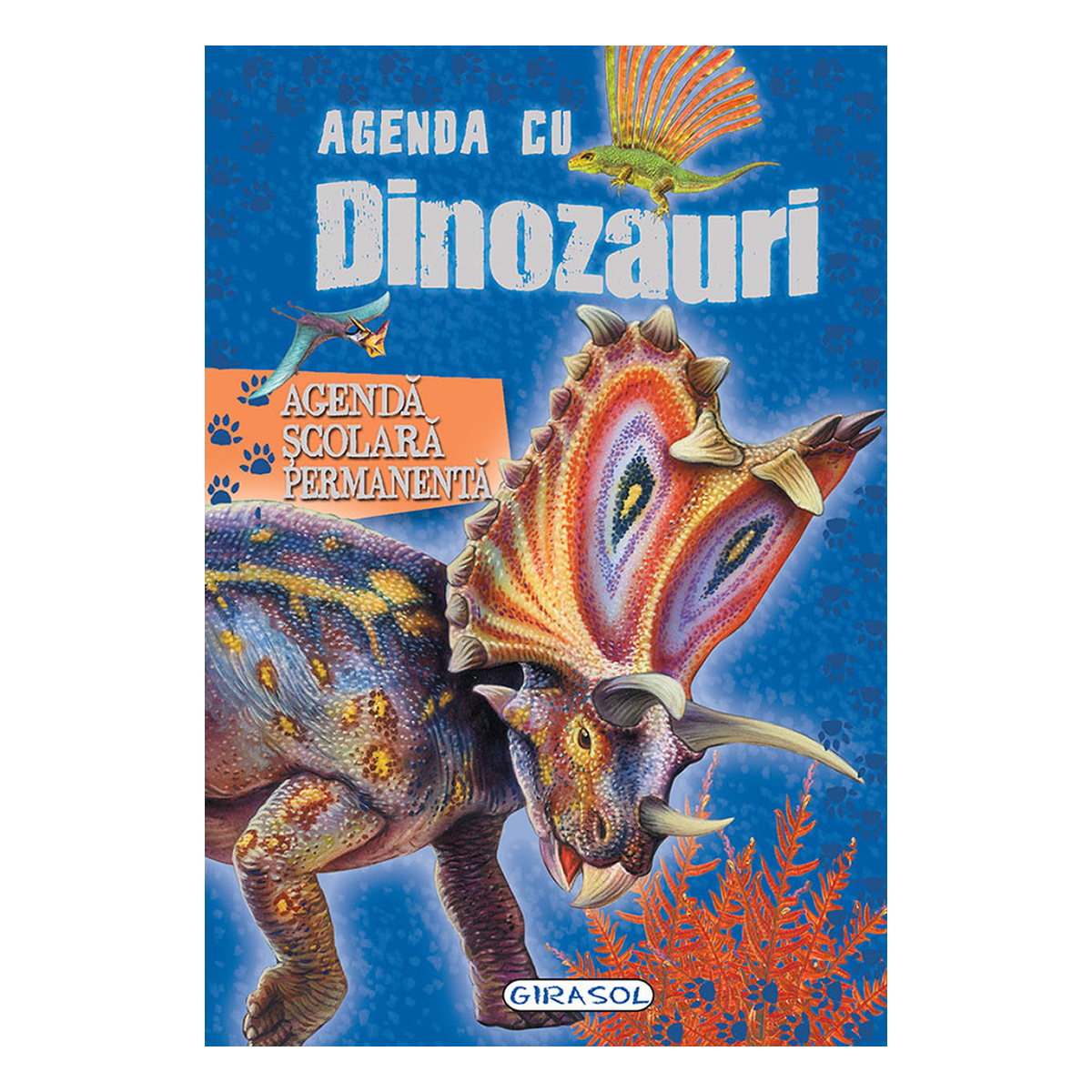 Editura girasol - agenda cu dinozauri