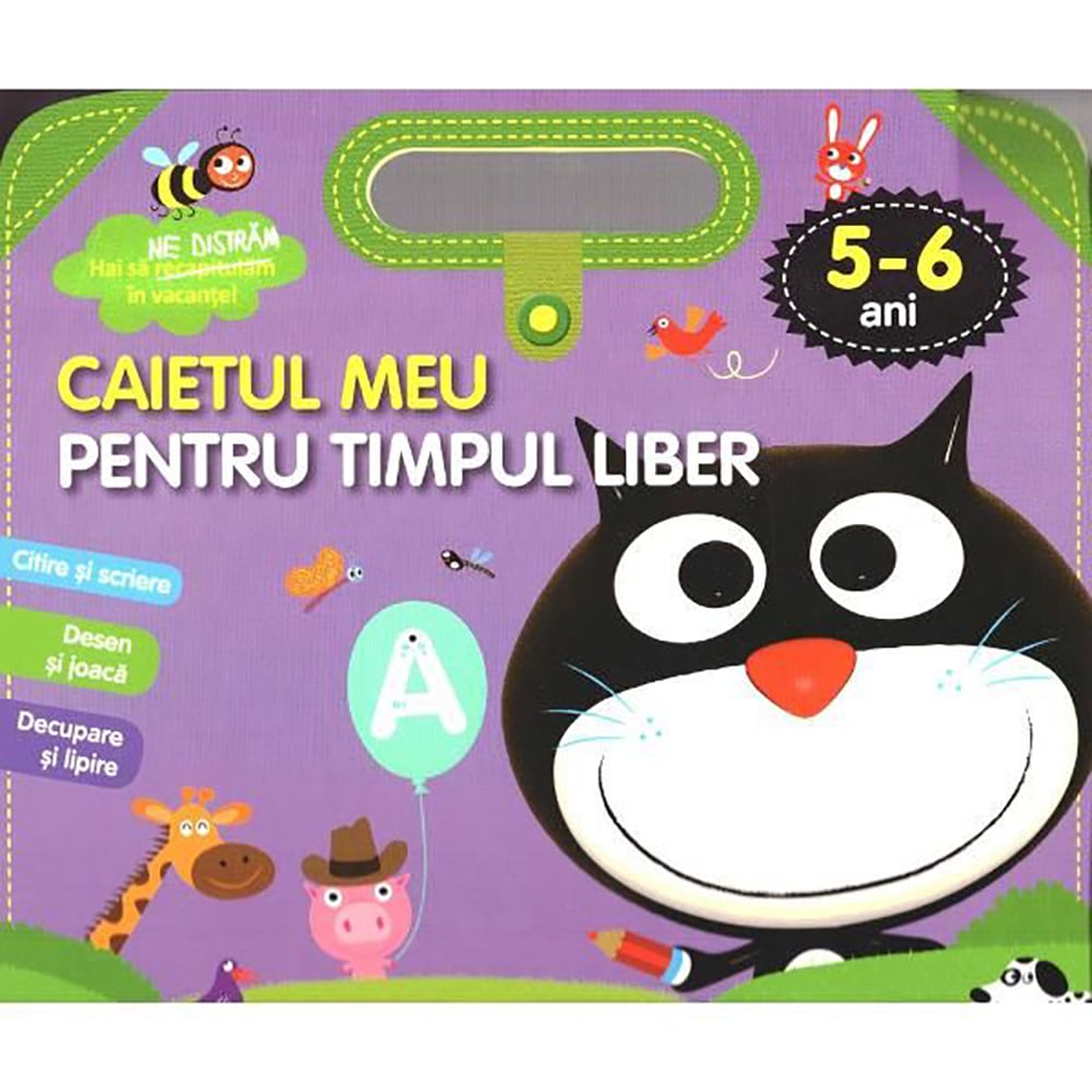 Caietul meu pentru timpul liber, editura giraso, 5-6 ani 