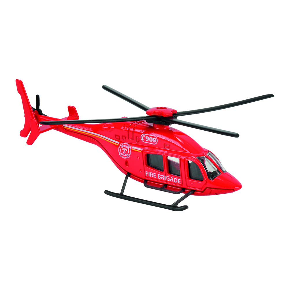 Elicopter Fire Brigade Majorette 13 cm