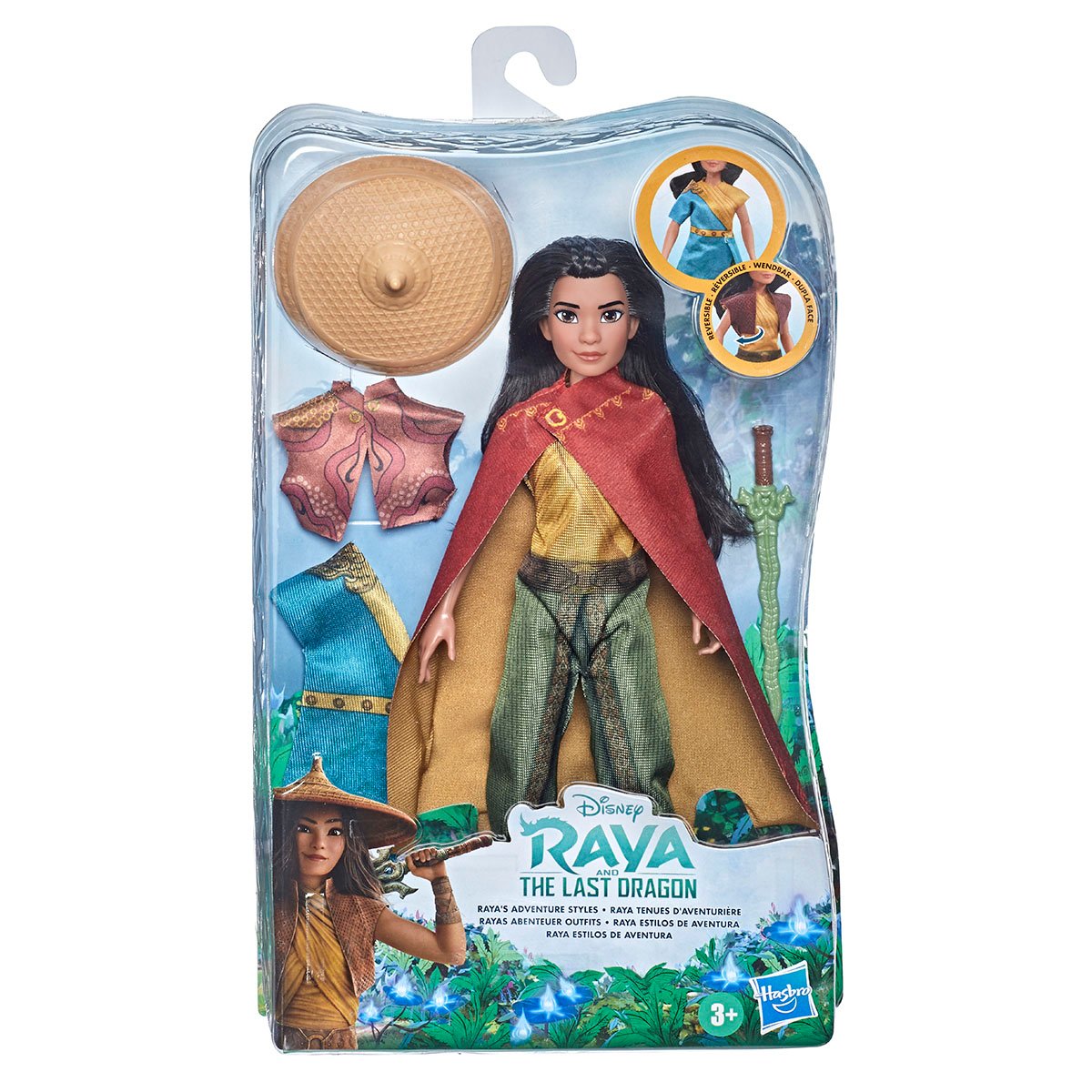 Papusa Disney Raya and the Last Dragon – Raya Adventure Style Adventure