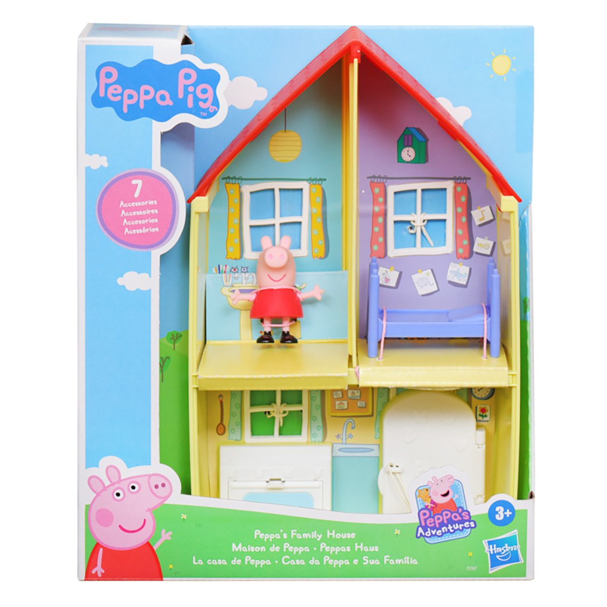 Casa de familie a lui Peppa Pig, 7 accesorii, F2167