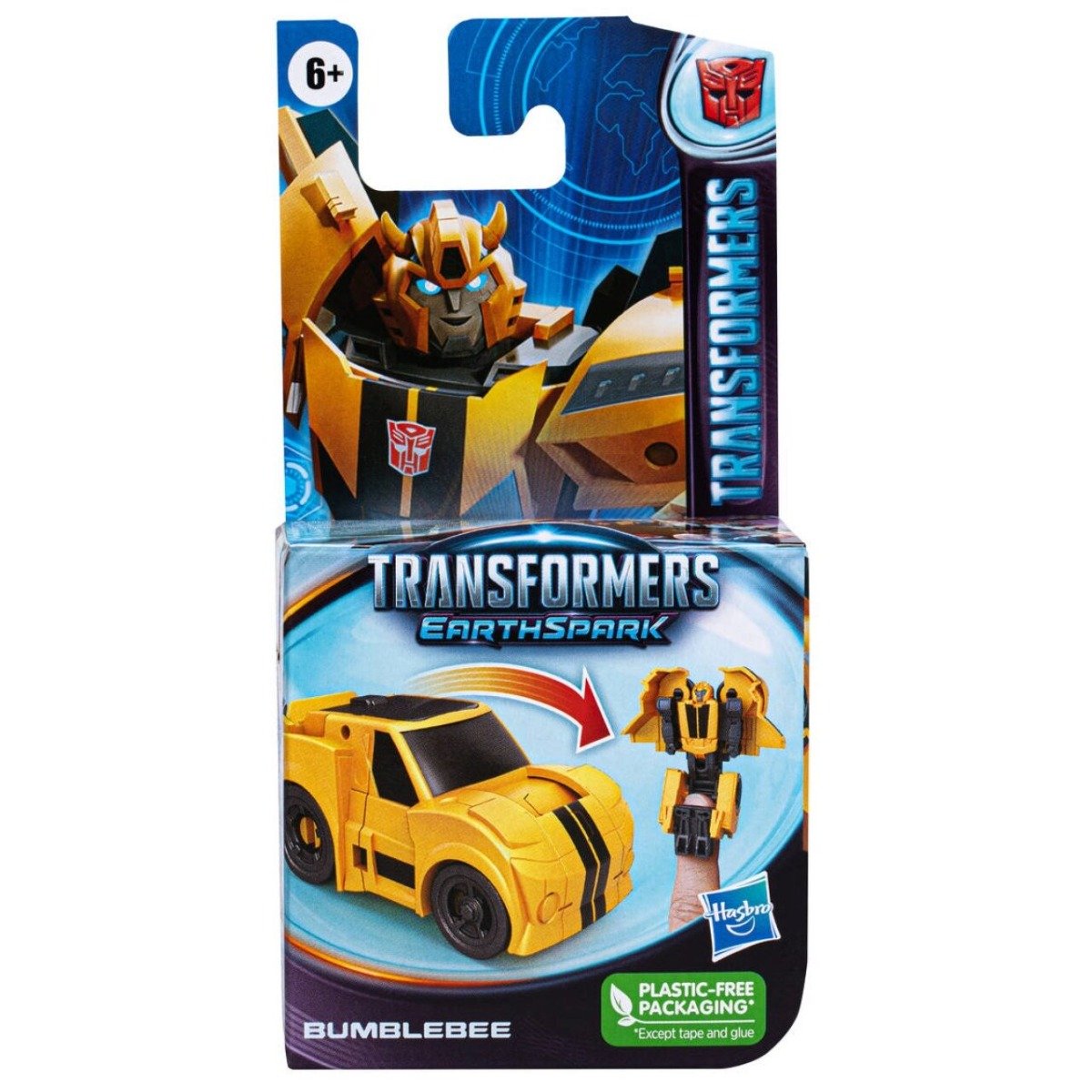 Figurina transformabila, Transformers, Earthspark Tacticon, Bumblebee