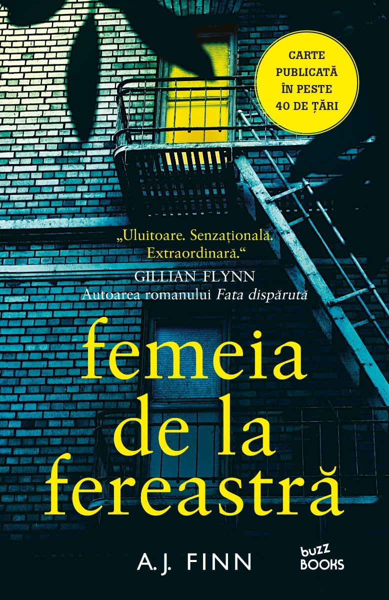Carte editura litera, femeia de la fereastra, a.j. finn