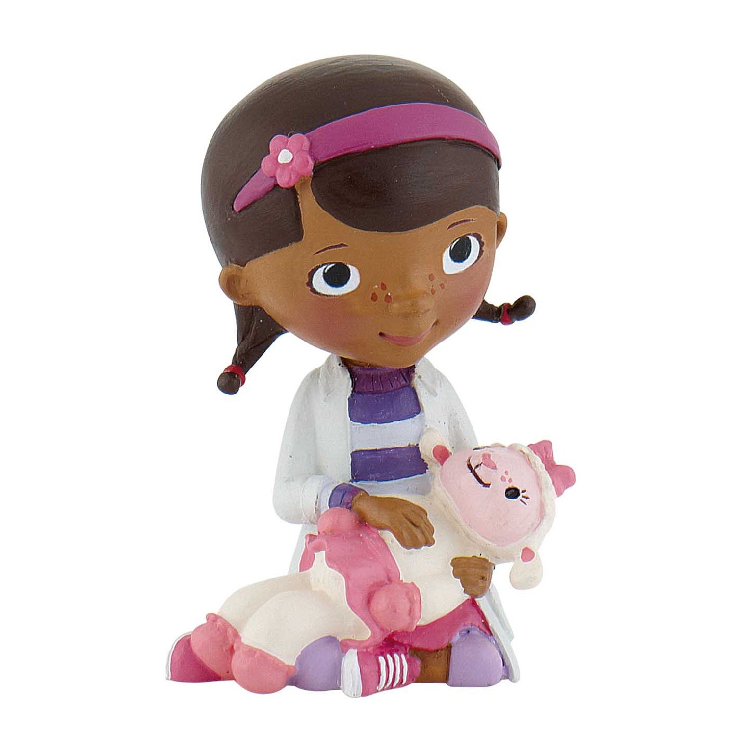 figurina bullyland doctorita plusica cu oita