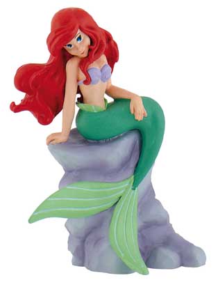 figurina bullyland - sirena ariel, 5 cm