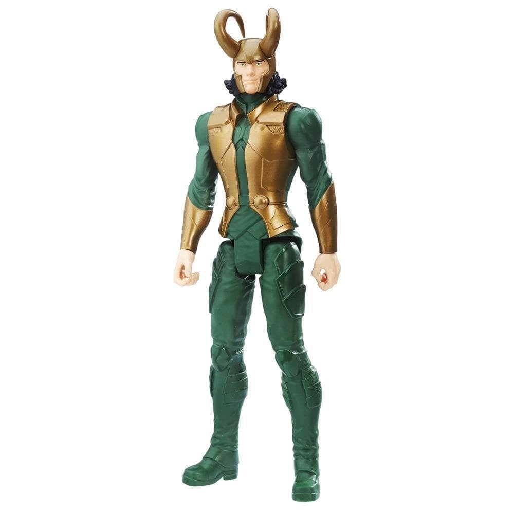 figurina marvel avengers titan hero - loki, 30 cm