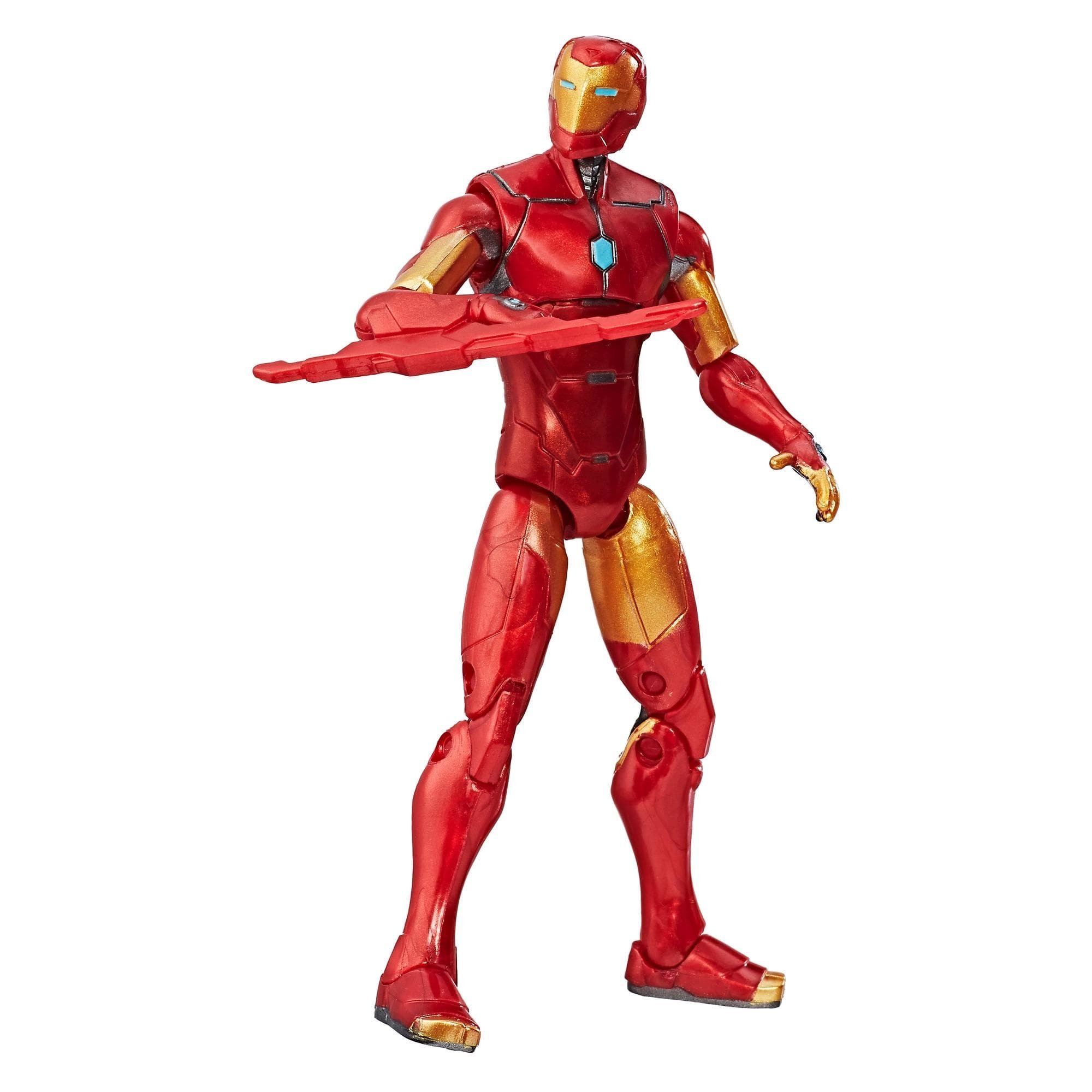 figurina marvel legends series - invincible iron man, 10 cm