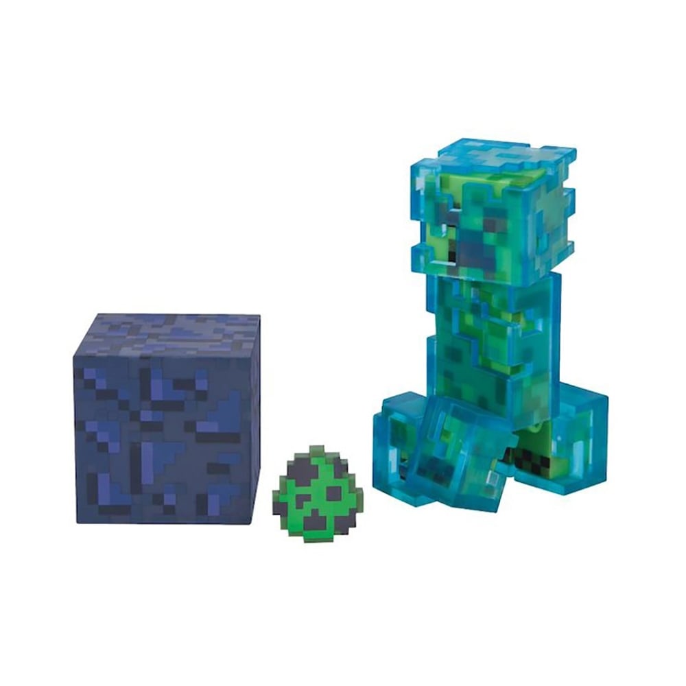 figurina minecraft action seria 3 - charged creeper