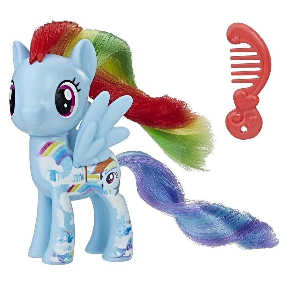 figurina my little pony friends - all about rainbow dash, 7.6 cm