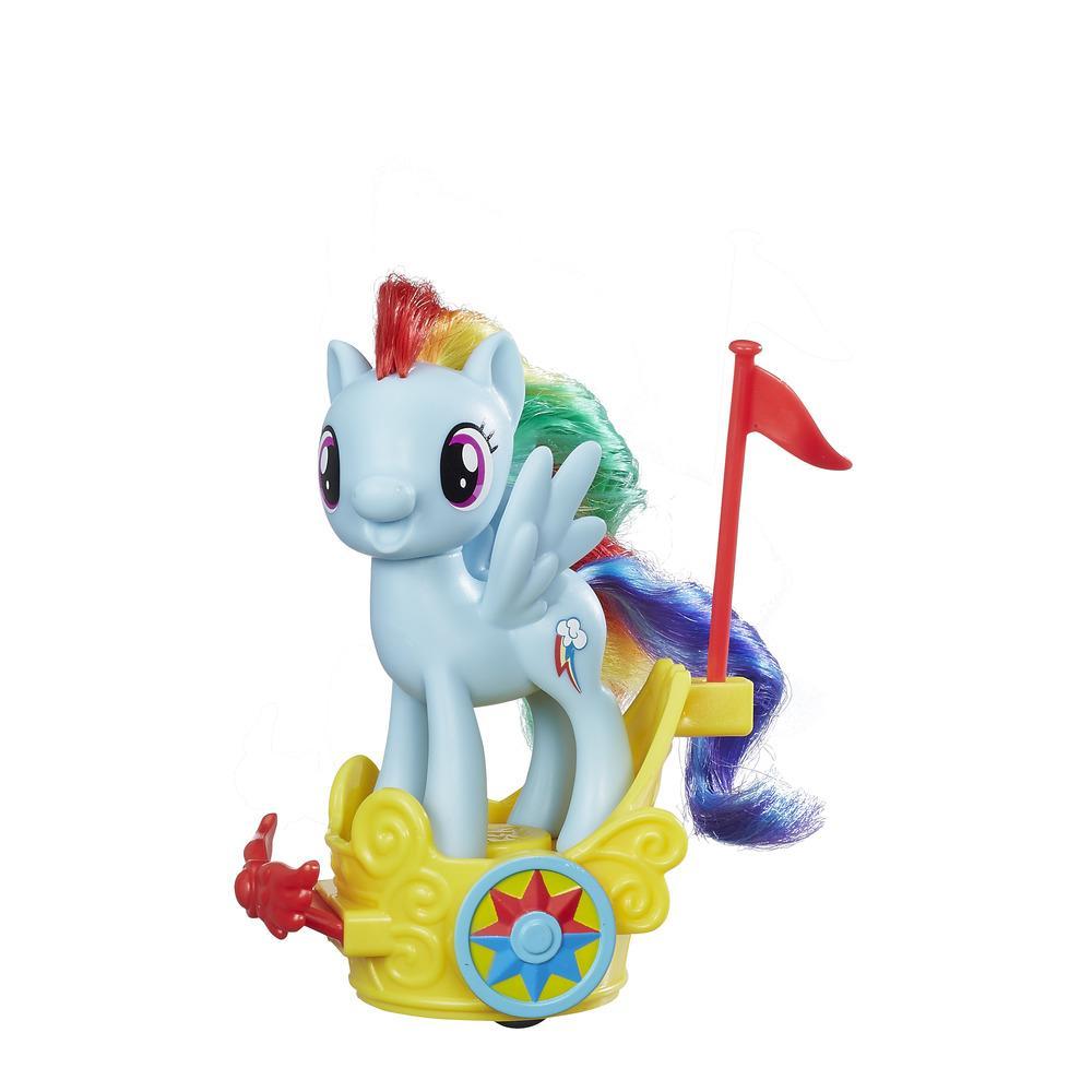 figurina my little pony friendship si magic - rainbow dash si sareta regala