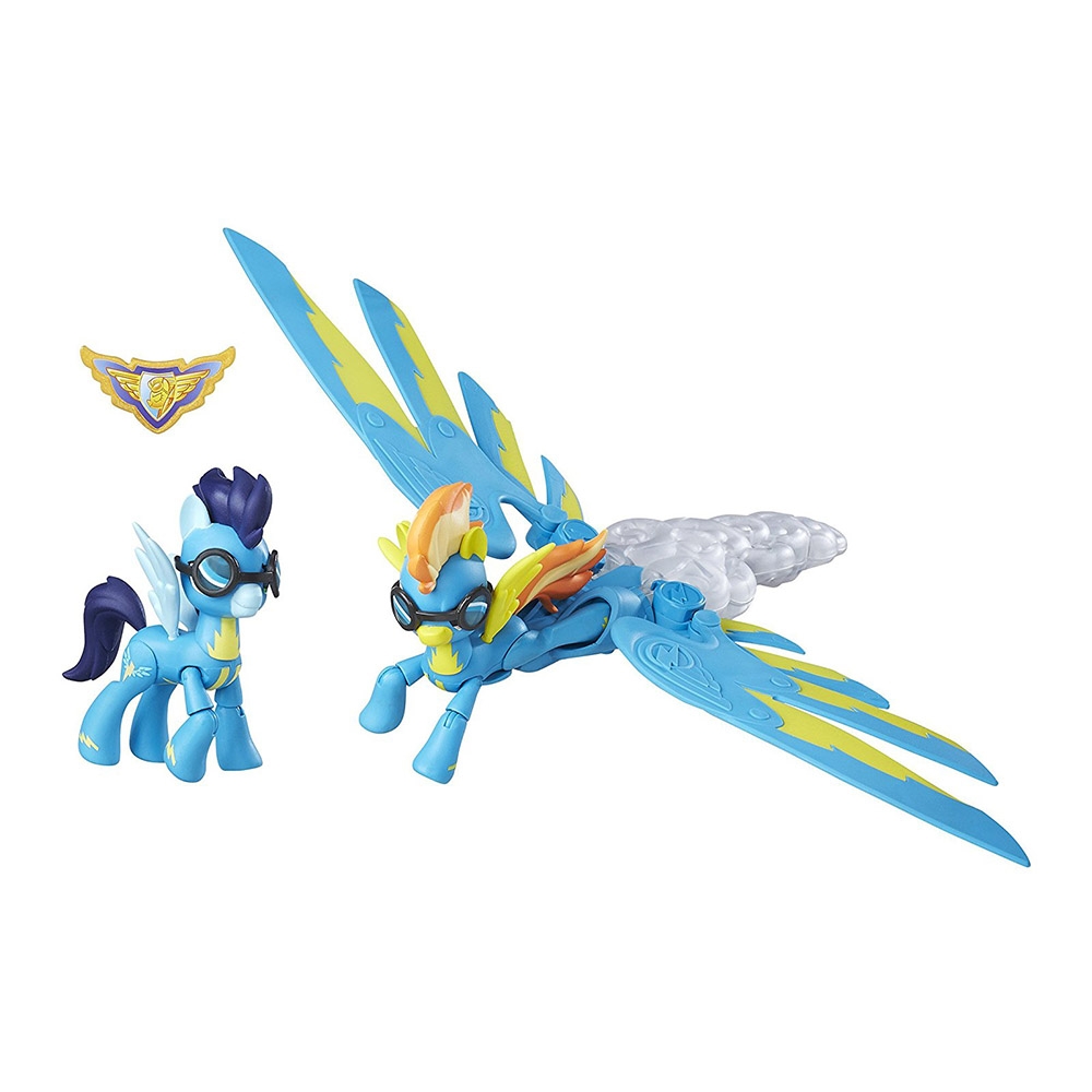 figurina my little pony guradians of harmony - spitfire, soarin