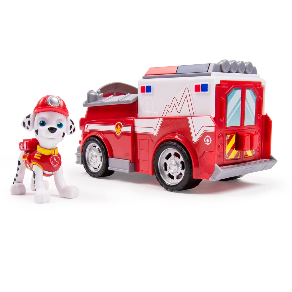 figurina paw patrol - marshall si ambulanta