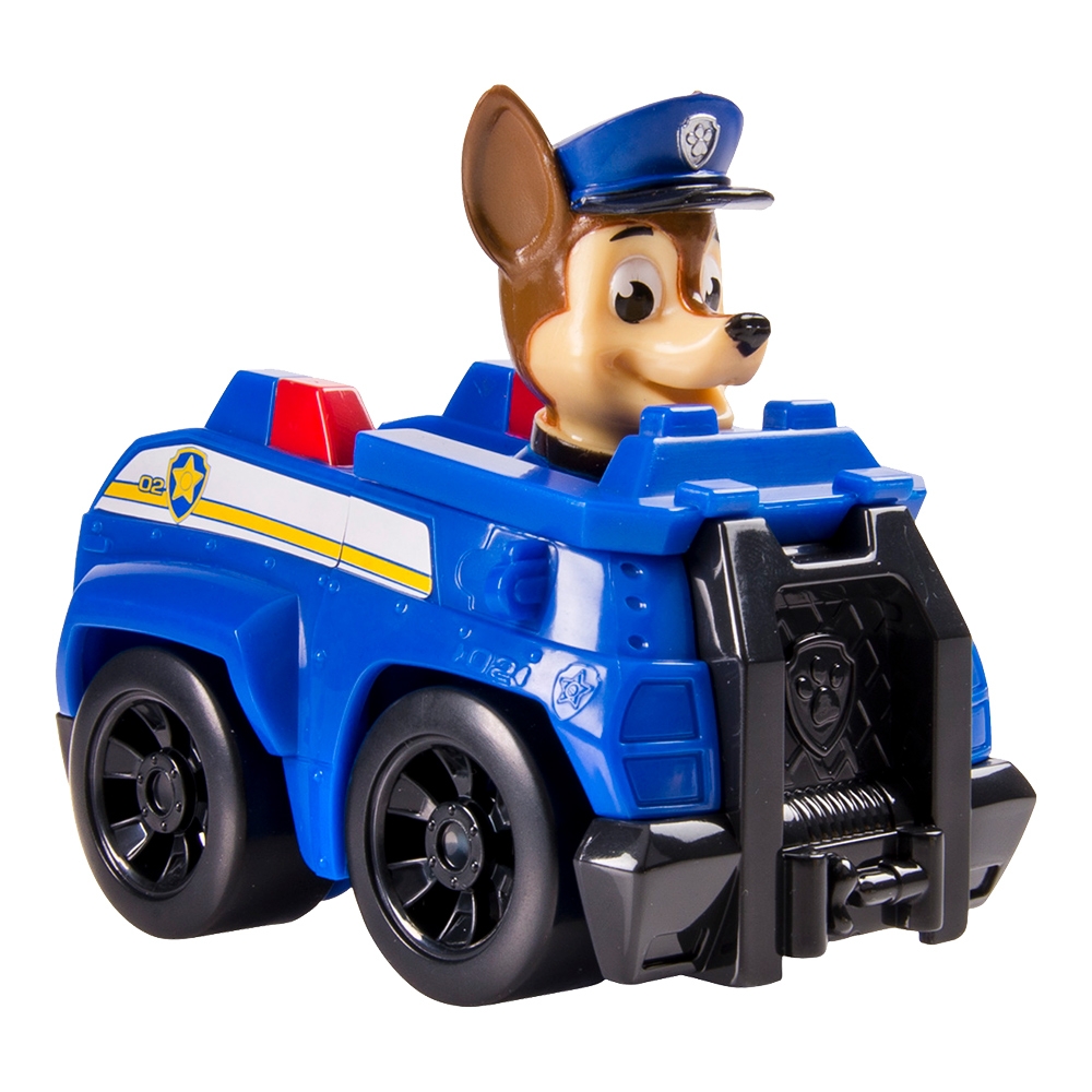 Figurina si vehicul Paw Patrol Racers - Crucisatorul lui Chase