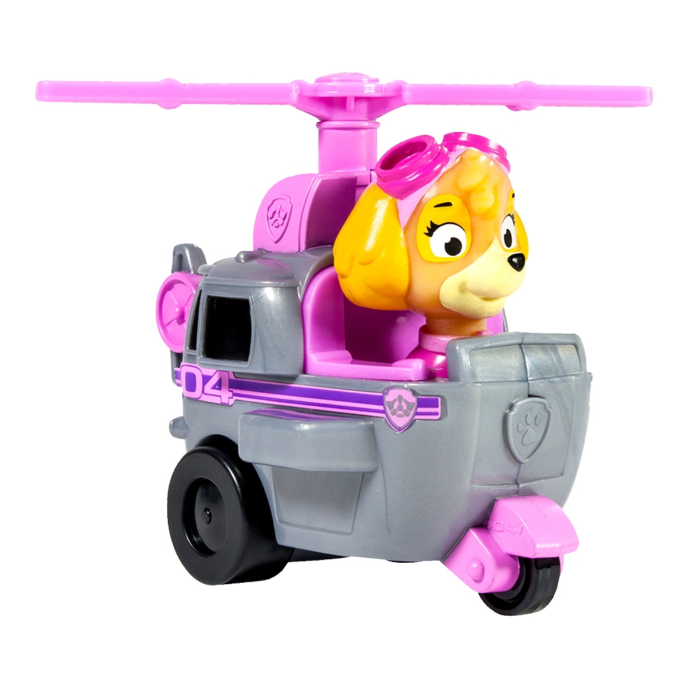 Figurina Paw Patrol Jungle Rescue, Skye si elicopterul de salvare