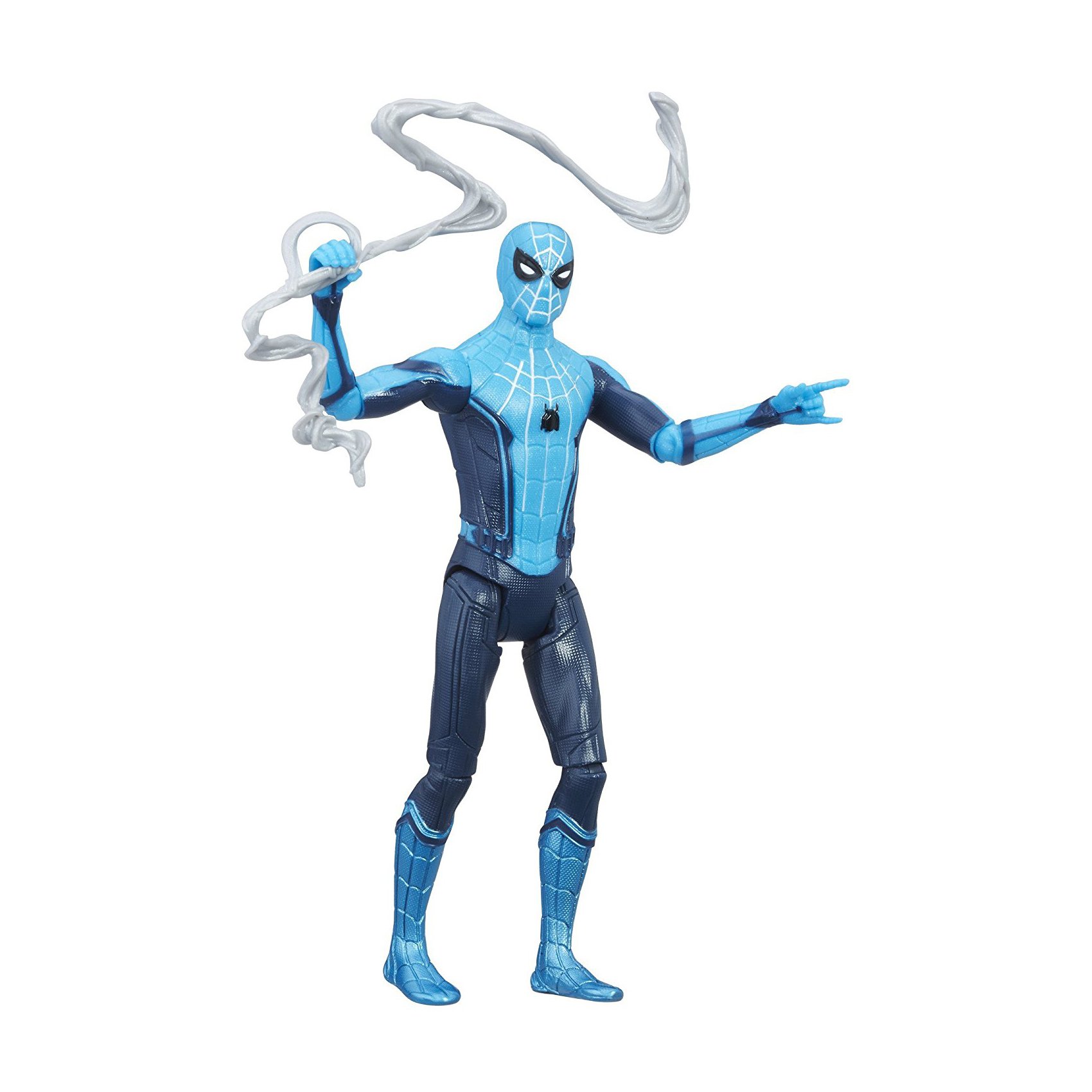 figurina spiderman homecoming - spiderman in costum tech, 15 cm