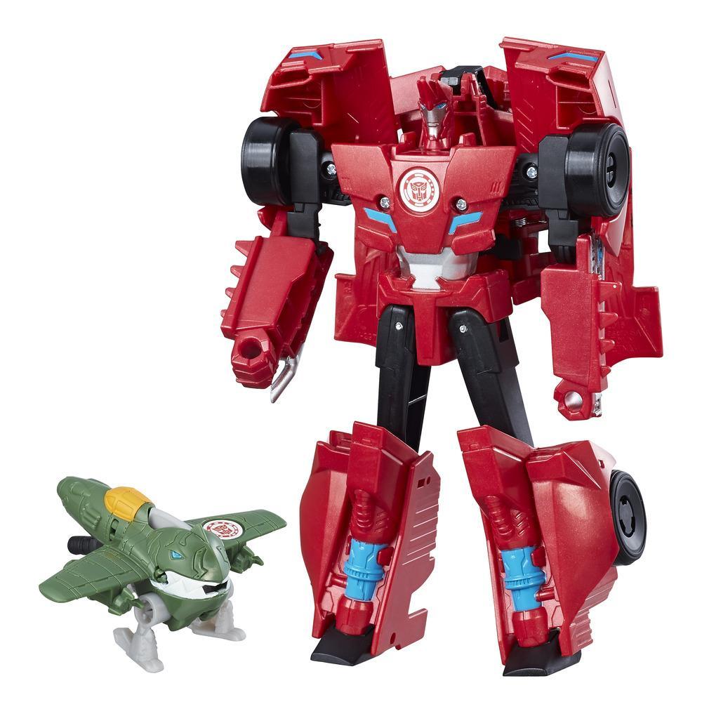 figurina transformers combiner force - sideswipe & great byte