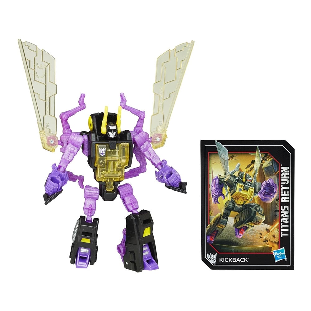 figurina transformers generations titans return legend class - kickback, 10 cm