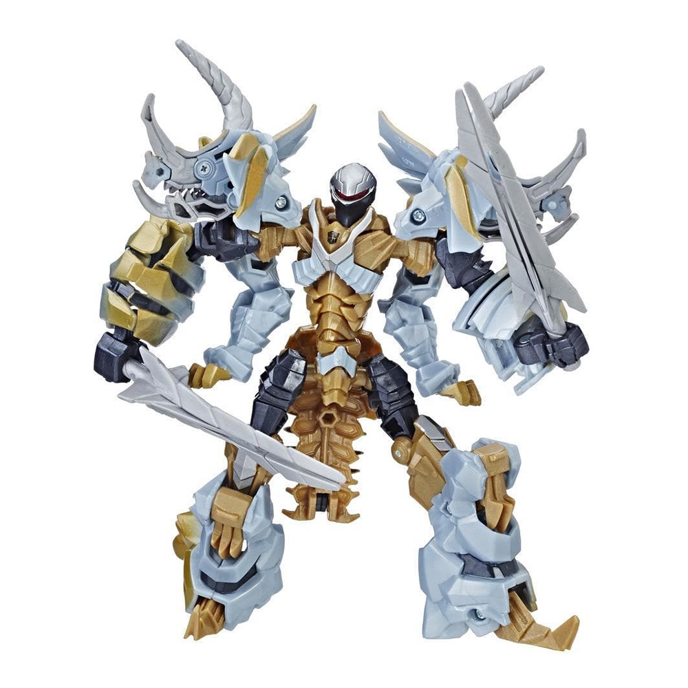 figurina transformers the last knight premier edition deluxe - dinobot slug, 14 cm