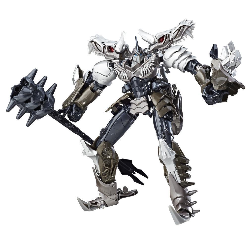 figurina transformers the last knight premier edition voyager class - grimlock