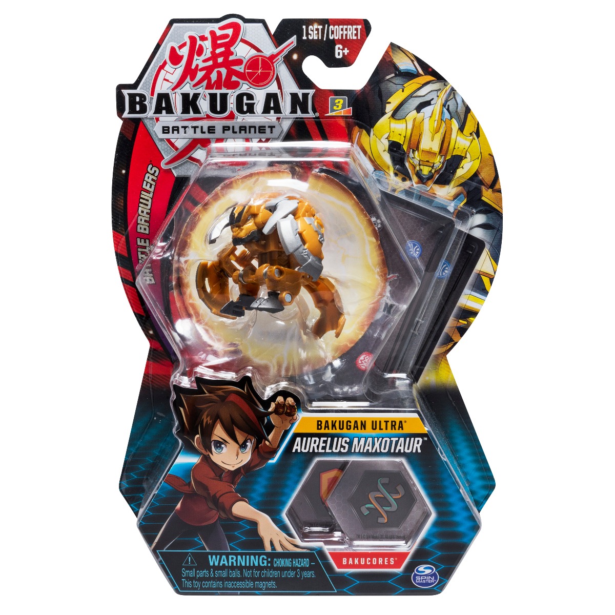 Figurina Bakugan Ultra Battle Planet, Maxotaur Gold, 20104039