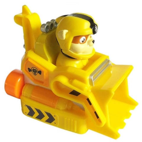 Figurina cu vehicul de salvare Paw Patrol – Rubble vehicul de munca Figurina