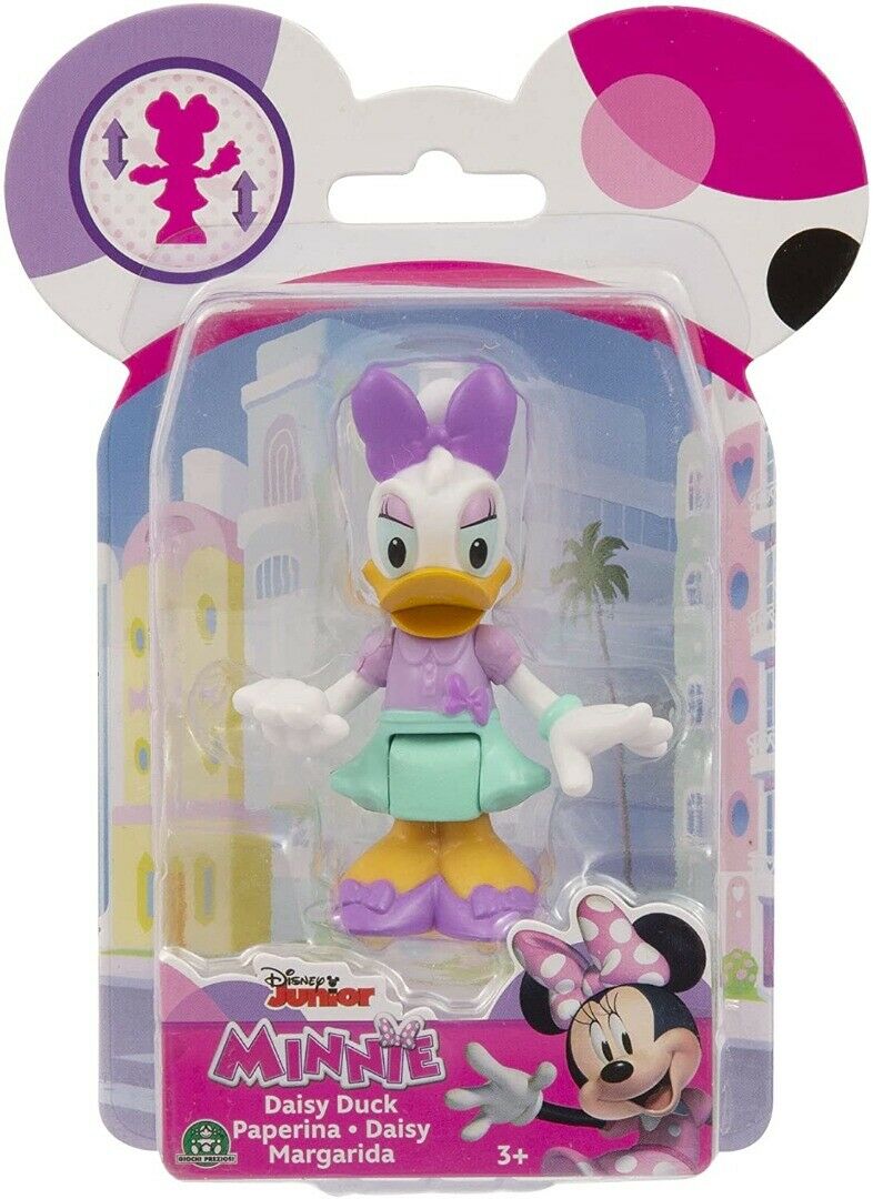 Figurina de colectie, Disney Junior, Daisy Duck, cu fundita, 89981 89981