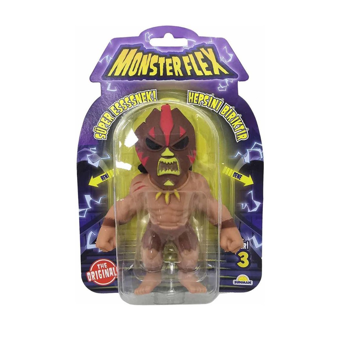 Figurina Monster Flex, Monstrulet care se intinde, S3, Shaman