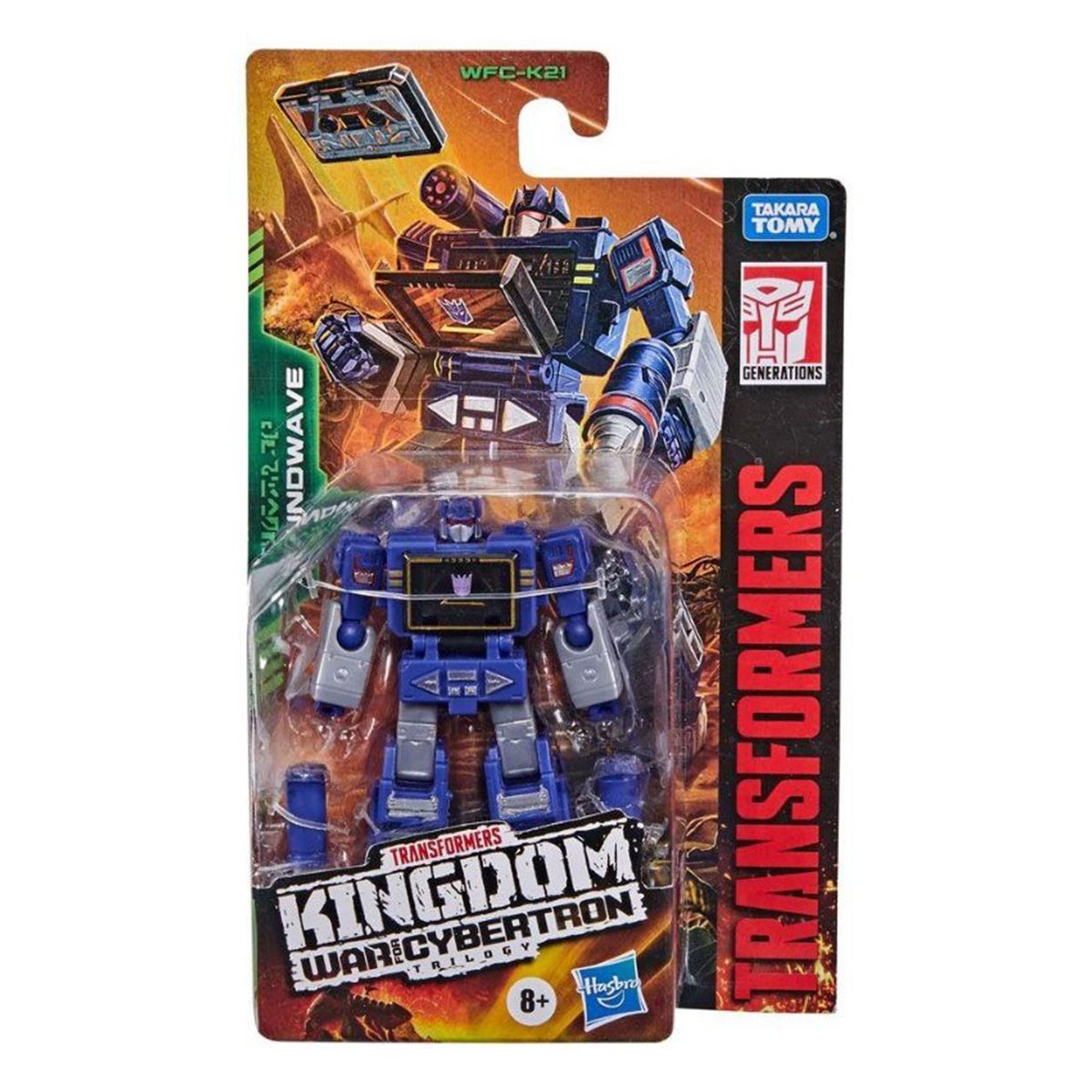 Figurina Transformers Kingdom WFC, Soundwave F0667