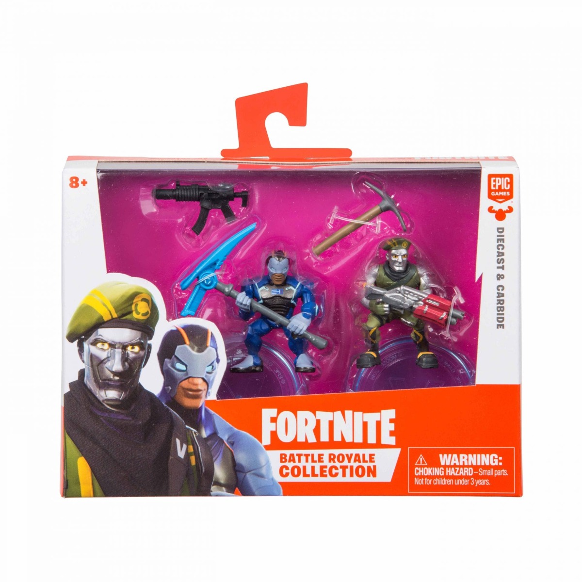 Set 2 figurine articulate Fortnite, Carbide si Diecast, W1