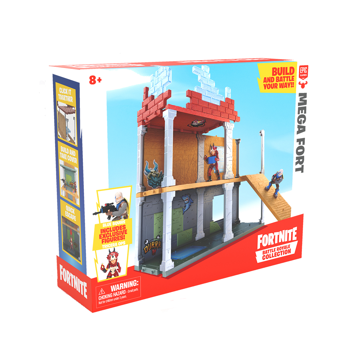 Set de joaca cu 2 figurine Fortnite Battle Royale, Mega Fort