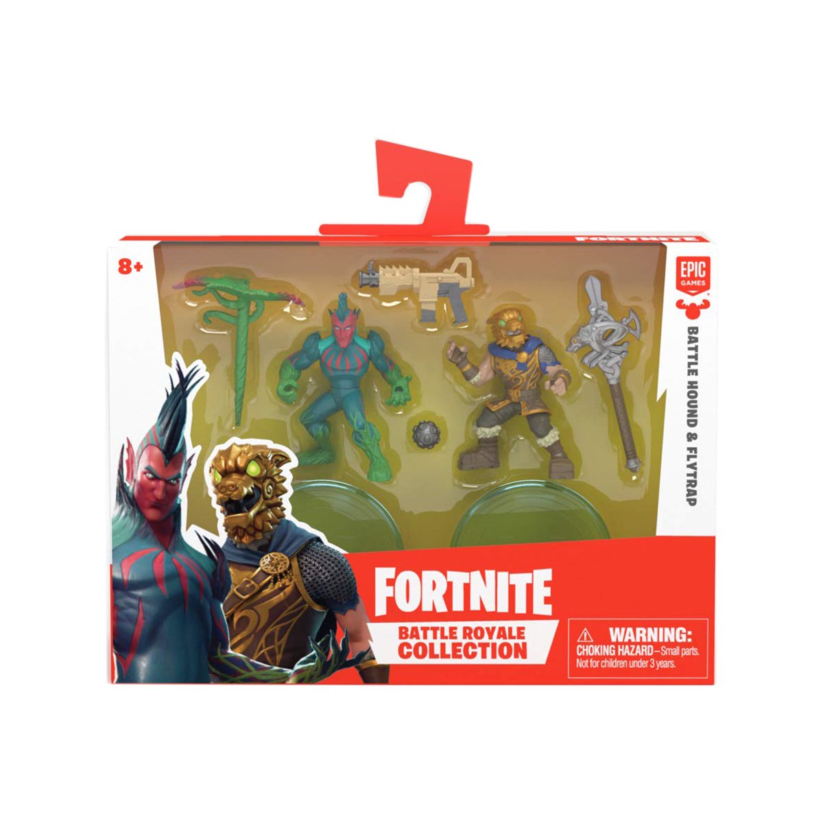 Set 2 figurine Fortnite S2 – Battlehound si Fly Trap (63538) Fortnite