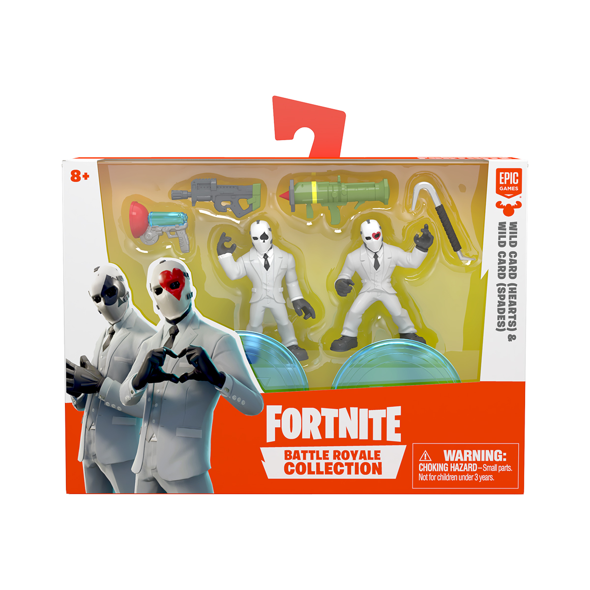 Set 2 figurine Fortnite, Hearts si Spades S1 W3 (63541)