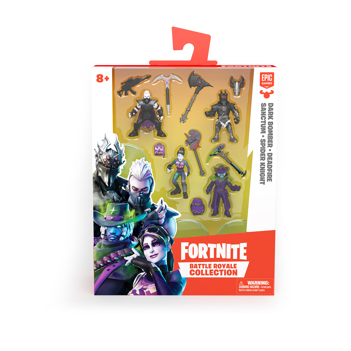 Set 4 figurine articulate Fornite Battle Royale, Squad, S1 W3