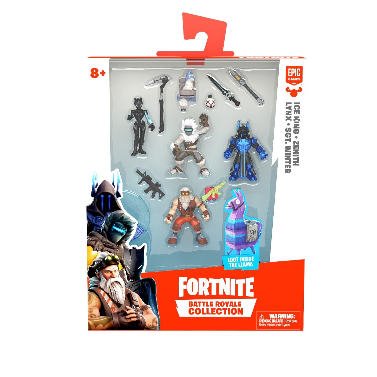 Set 4 figurine articulate Fornite Battle Royale, Squad, S1 W4 Fortnite