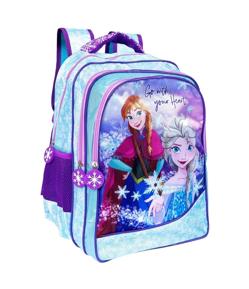 Ghiozdan cu 3 compartimente, Disney Frozen, Go with your heart