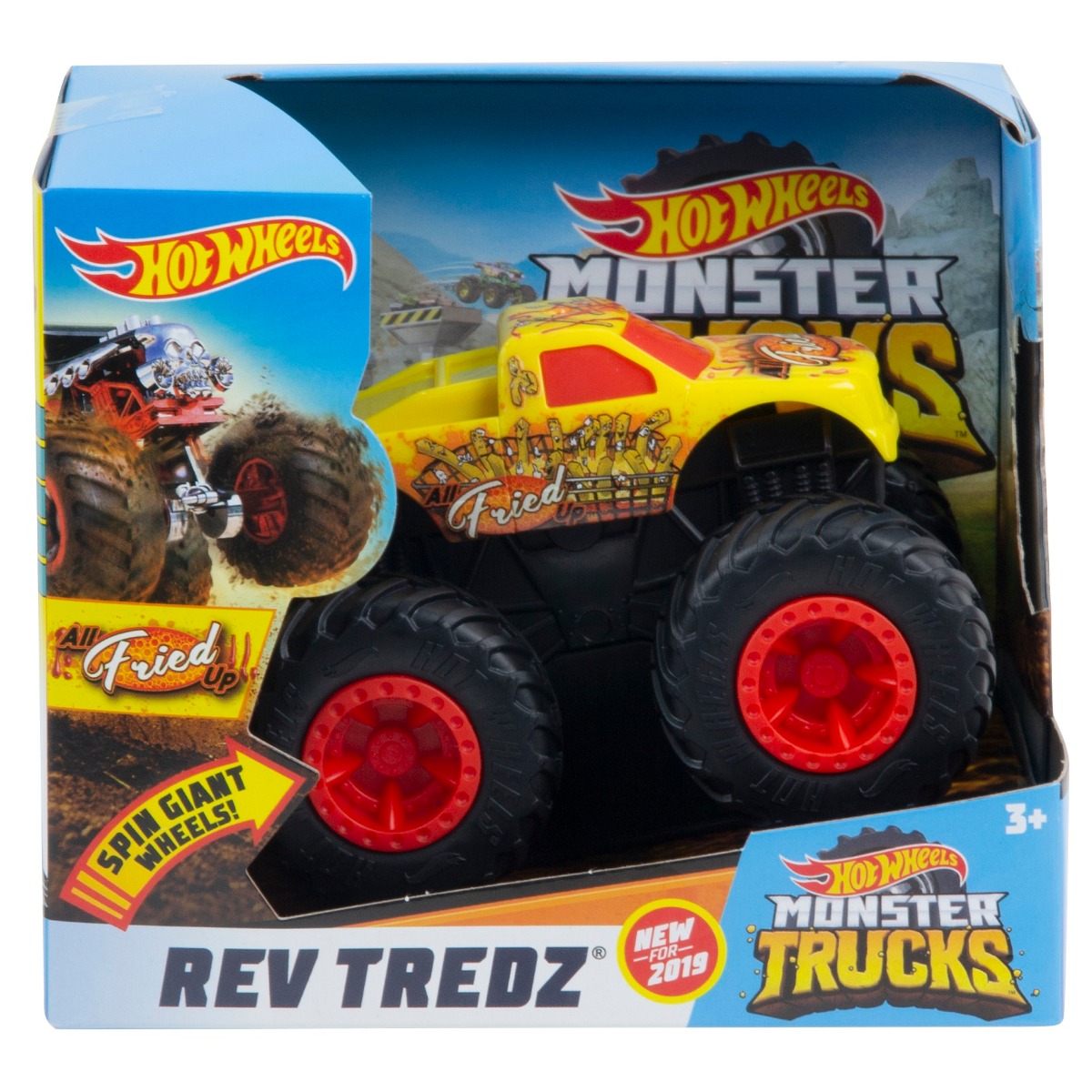 Masinuta Hot Wheels Rev Tredz, All Fried Up GBV17