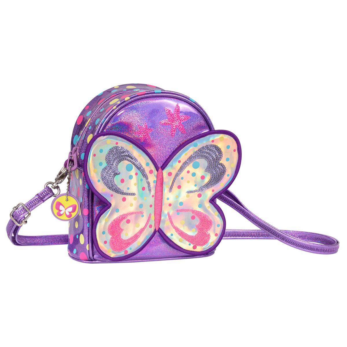 Geanta fashion crossbody, Tiger Family, Fun Time, Sparkling Butterfly