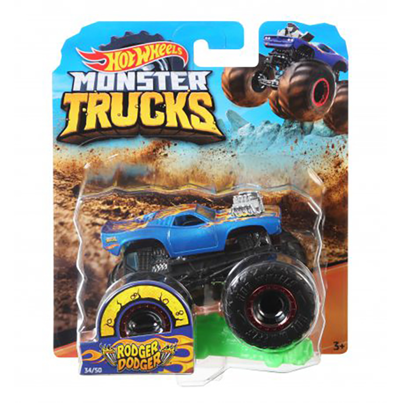 Masinuta Hot Wheels Monster Truck, Rodger Dodger, GBT85