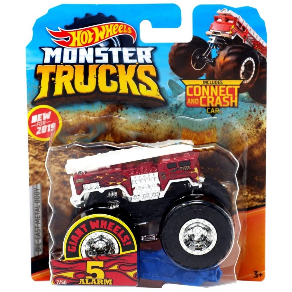 Masinuta Hot Wheels Monster Truck, 5 Alarm, GBT30
