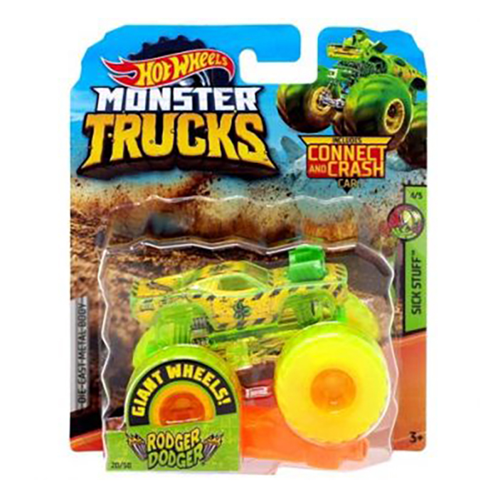 Masinuta Hot Wheels Monster Truck, Rodger Dodger, GBT50