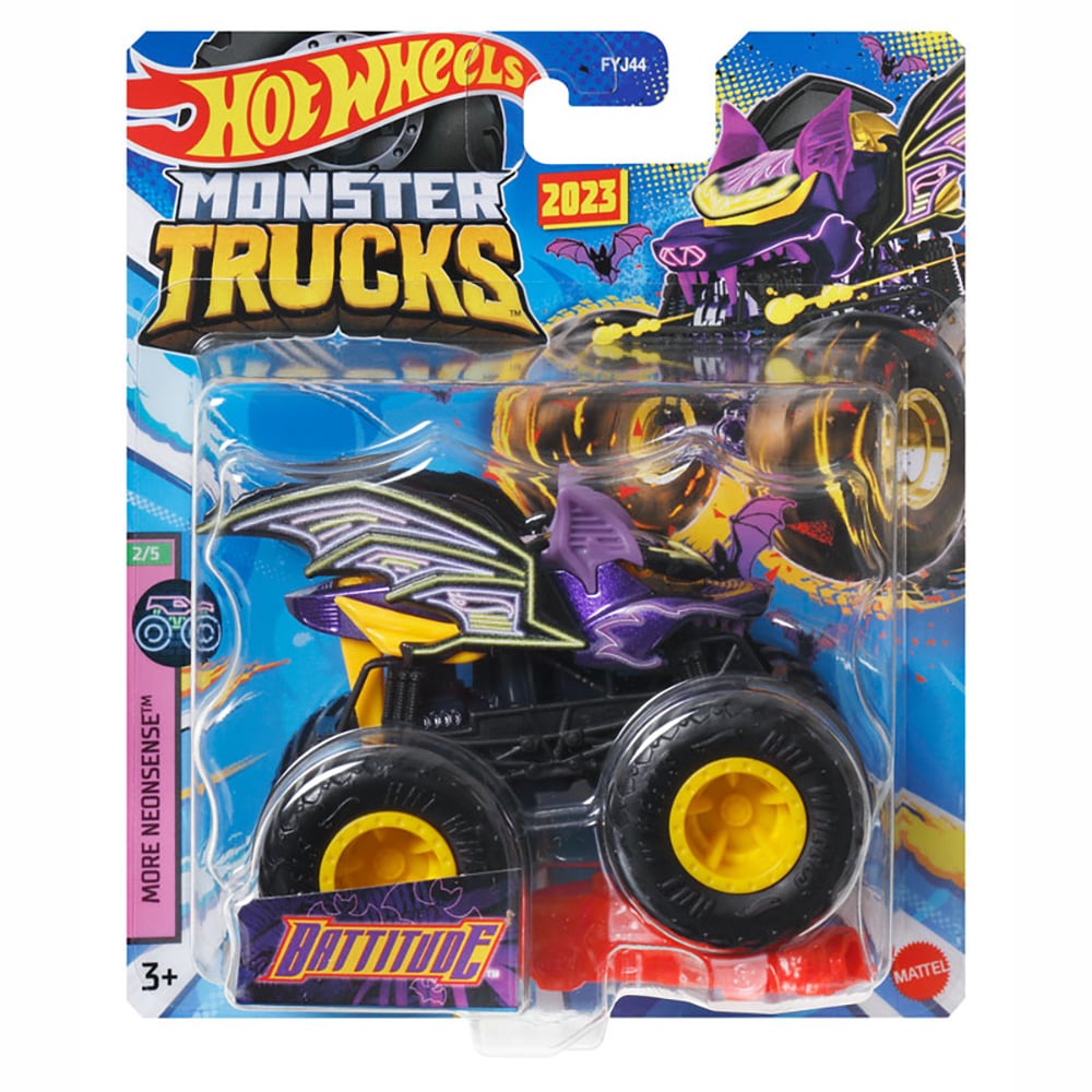 Masinuta Hot Wheels Monster Truck, Battitude, HLR99