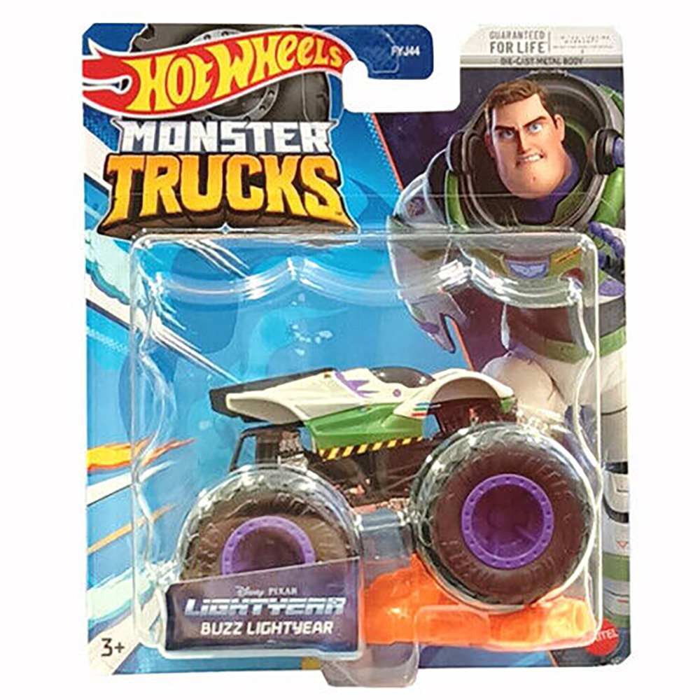 Masinuta Hot Wheels Monster Truck, Buzz Lightyear, HPX07