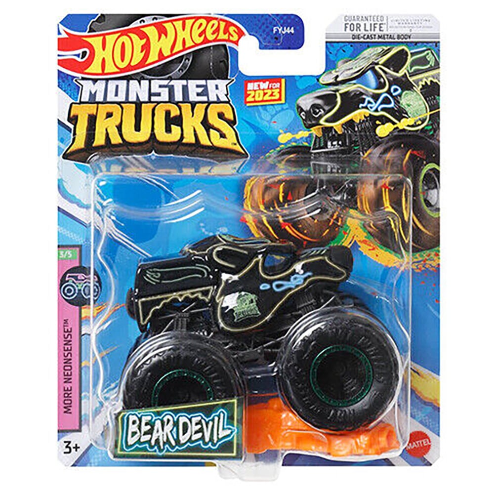 Masinuta Hot Wheels Monster Truck, More Neonsense, HLT01