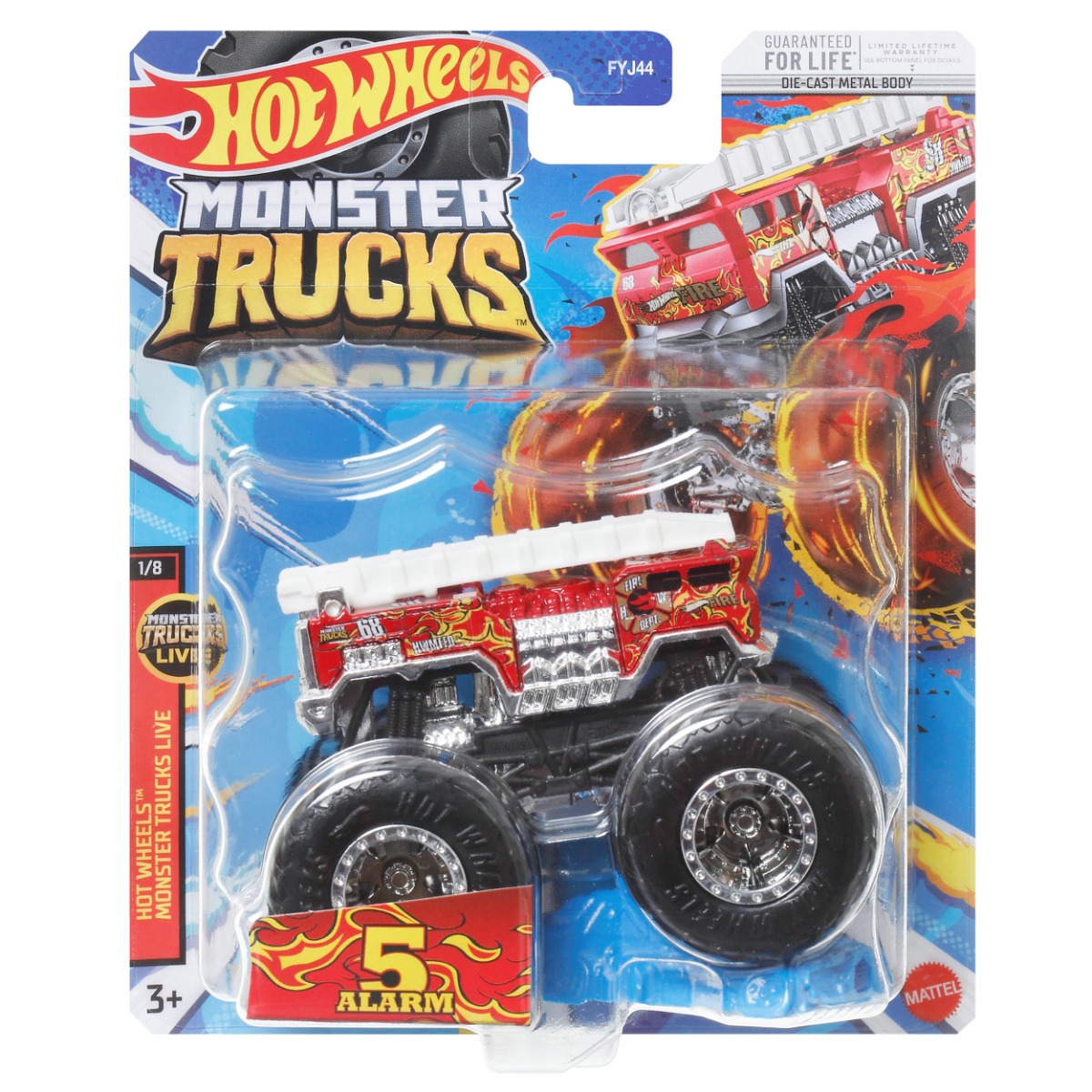 Masinuta Hot Wheels Monster Truck, 5 Alarm, HWC67