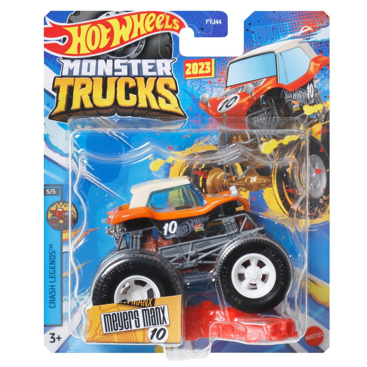 Masinuta Hot Wheels Monster Truck, Meyers Manx, HWC69