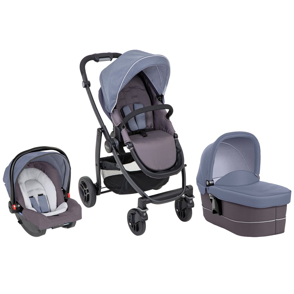 Carucior graco 3 in 1 evo trio - mineral