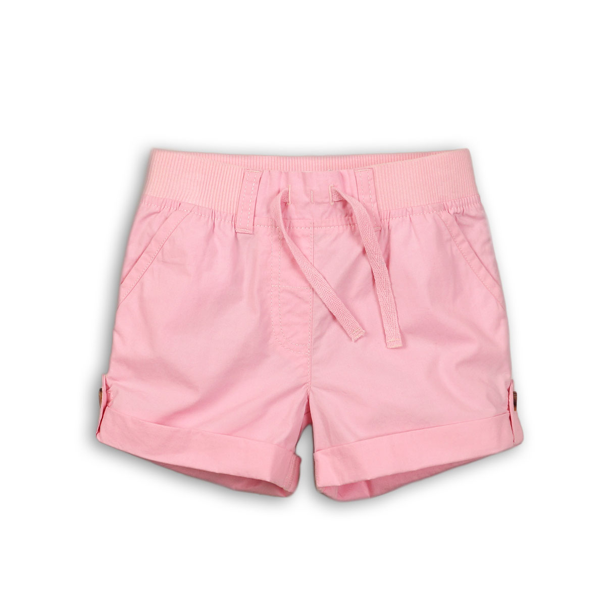 pantaloni scurti cu snur minoti gbs - roz