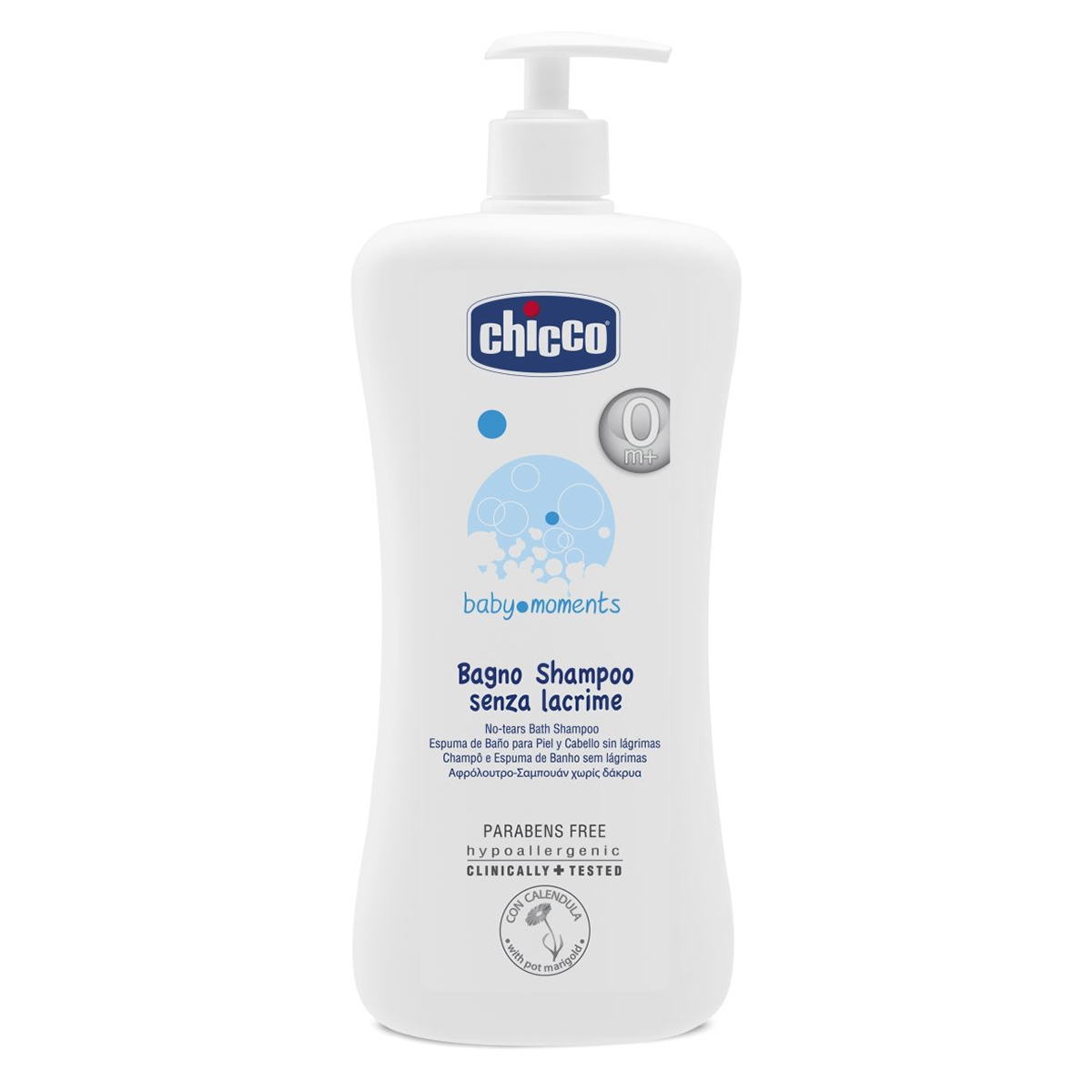 sampon chicco baby moments, 500ml