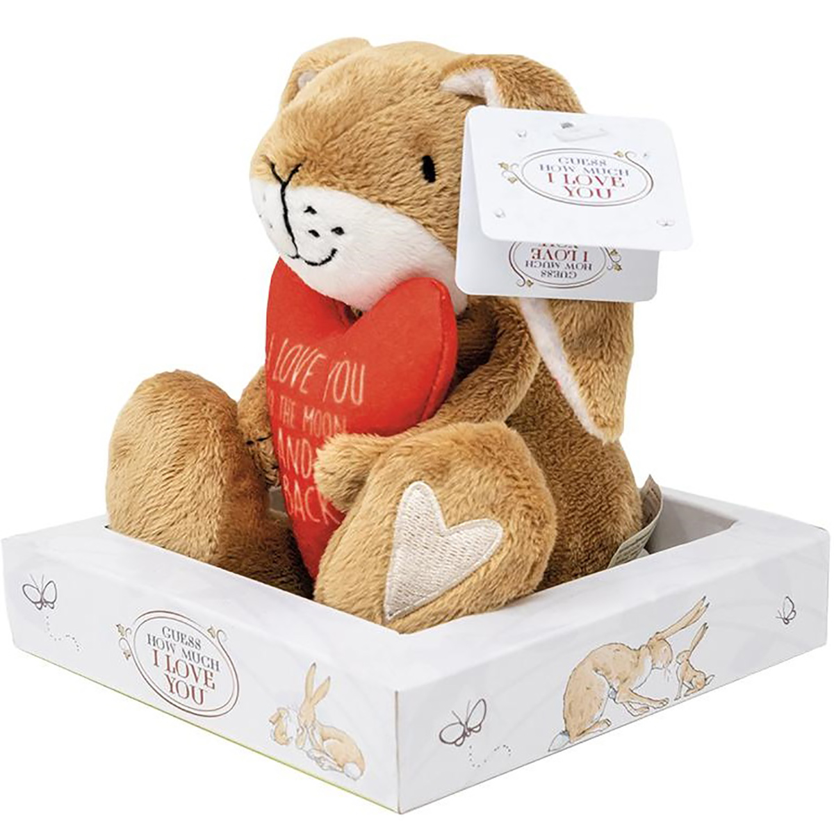 Jucarie bebe din plus cu inima GHMILY, 13 cm